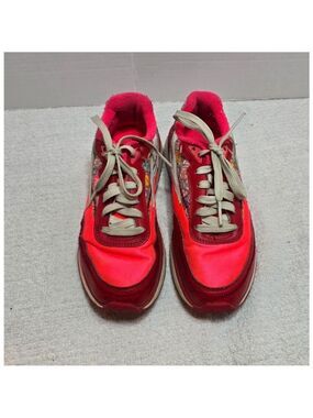 Women's Fila Red & Pink Sneakers US 4